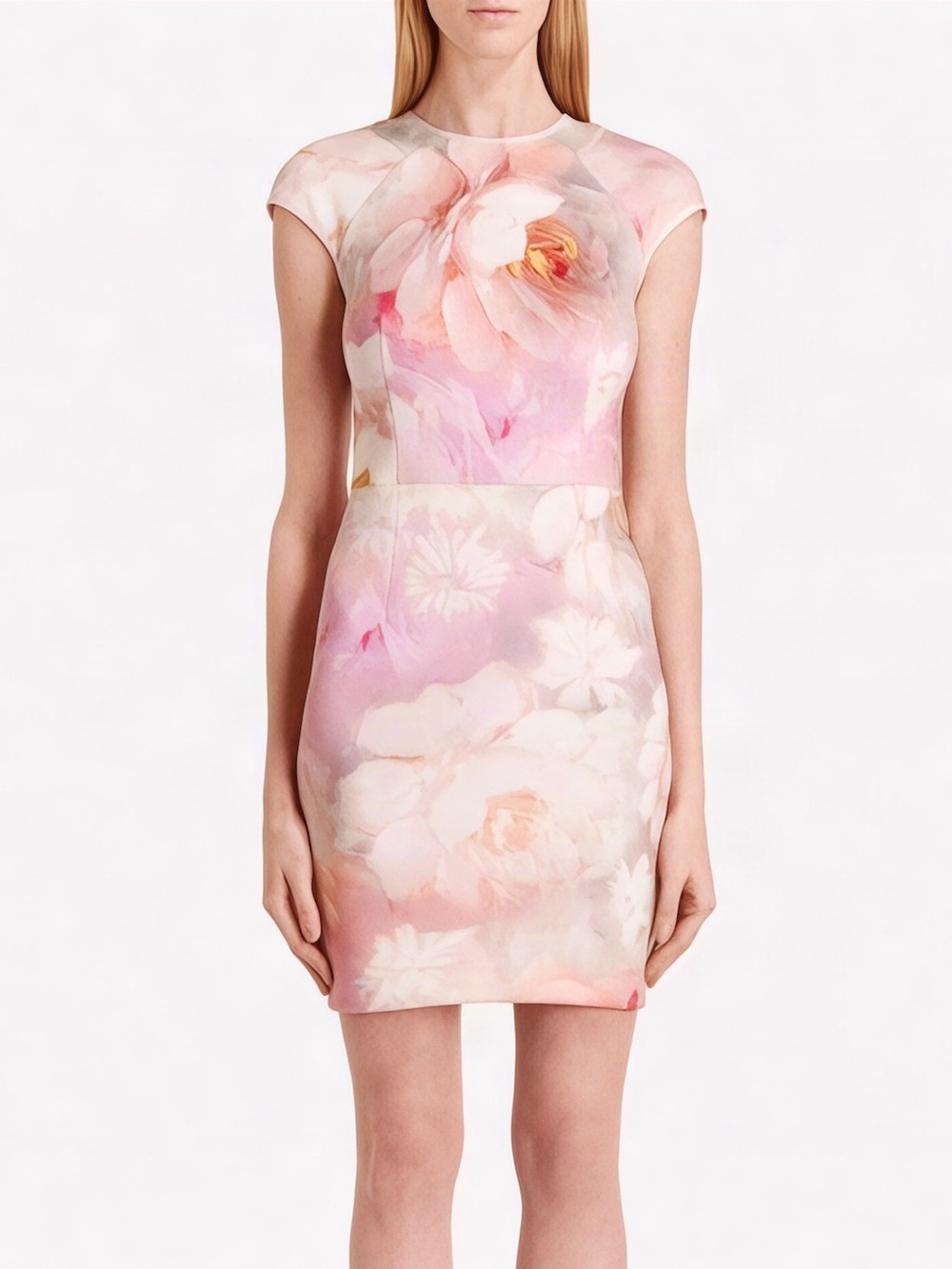 $385 Ted Baker Blooming Flowers Contemporary Dress Size S